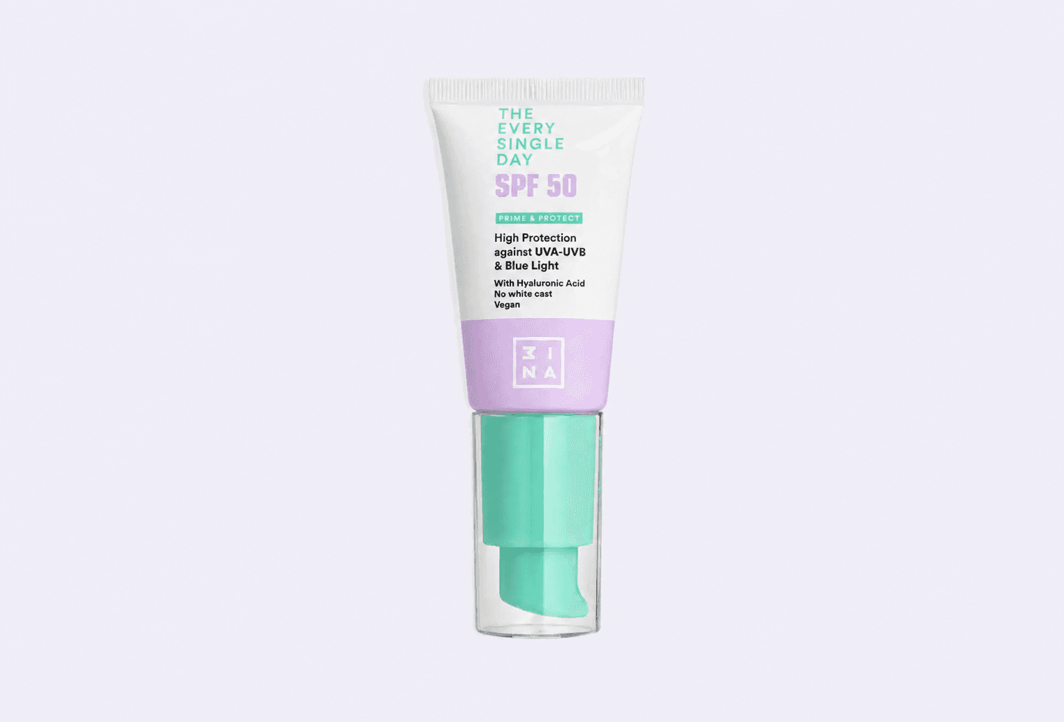 Дневной защитный крем для лица SPF50 3INA The every single day