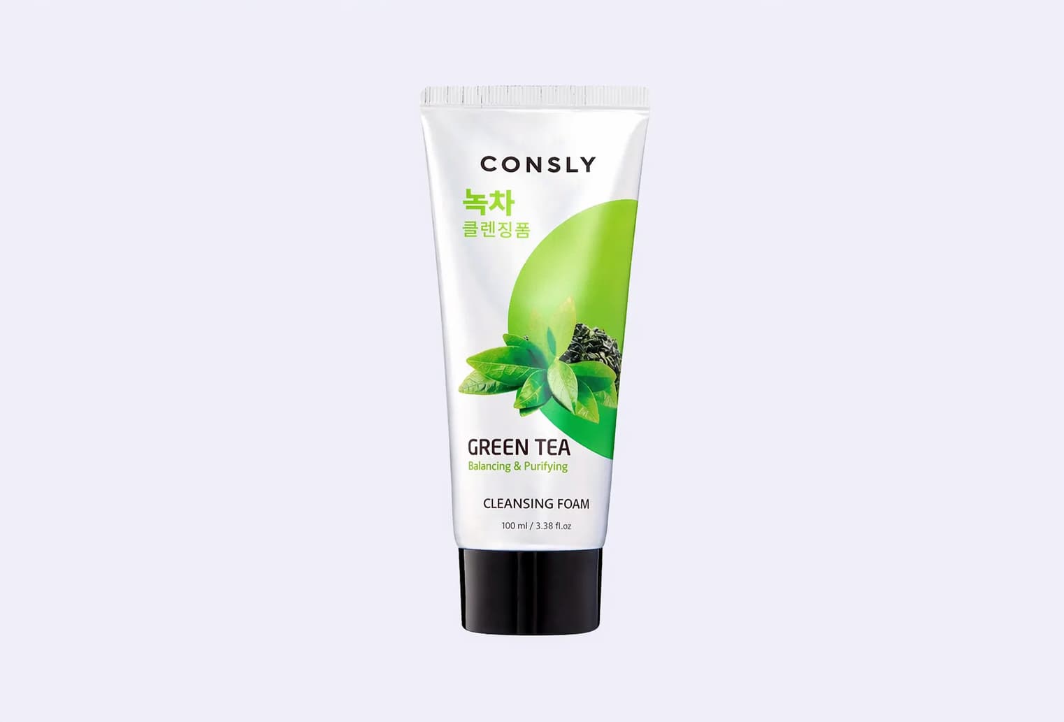 Кремовая пенка для умывания CONSLY Green Tea Balancing Creamy Cleansing Foam