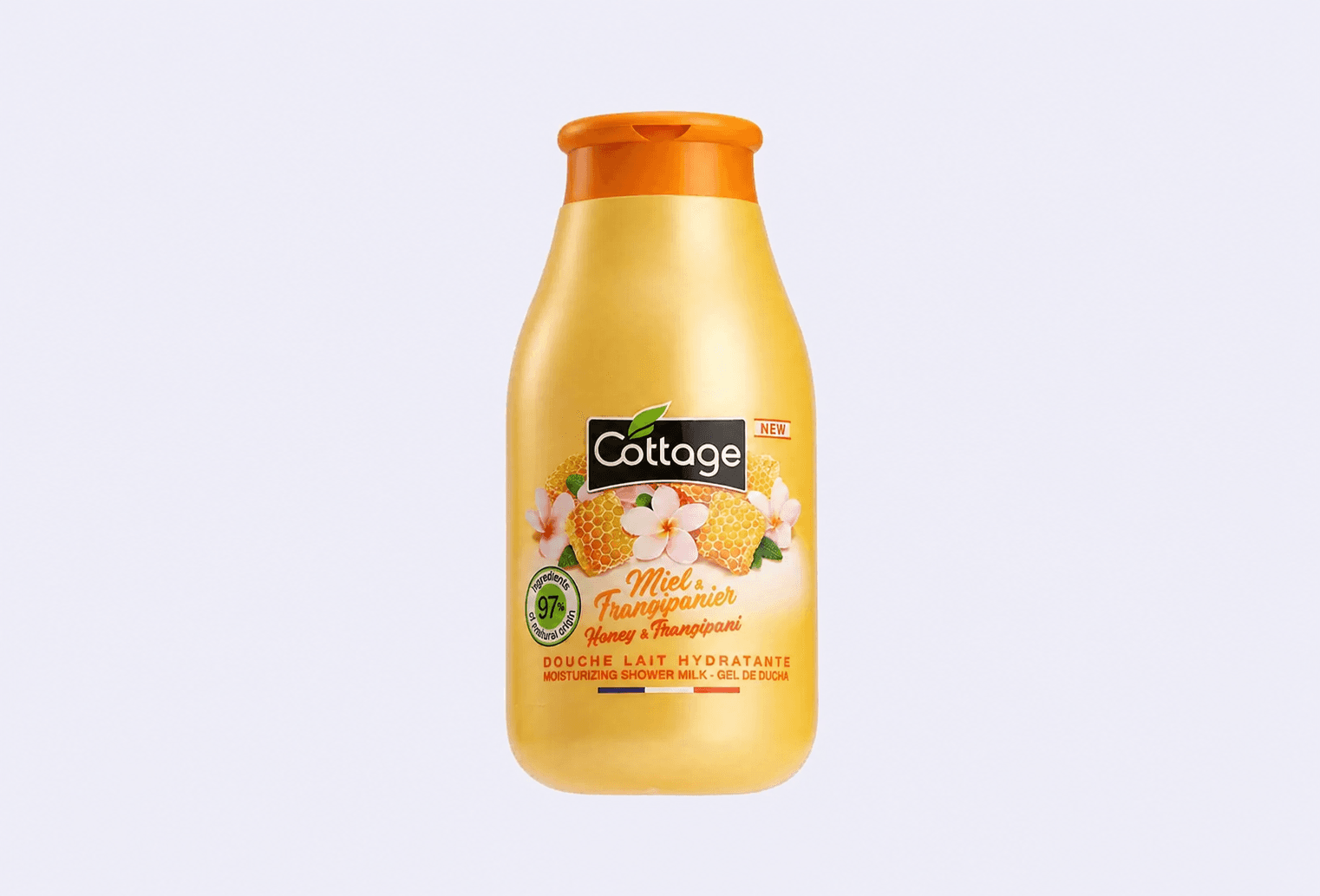 Молочко для душа COTTAGE Honey & Frangipani