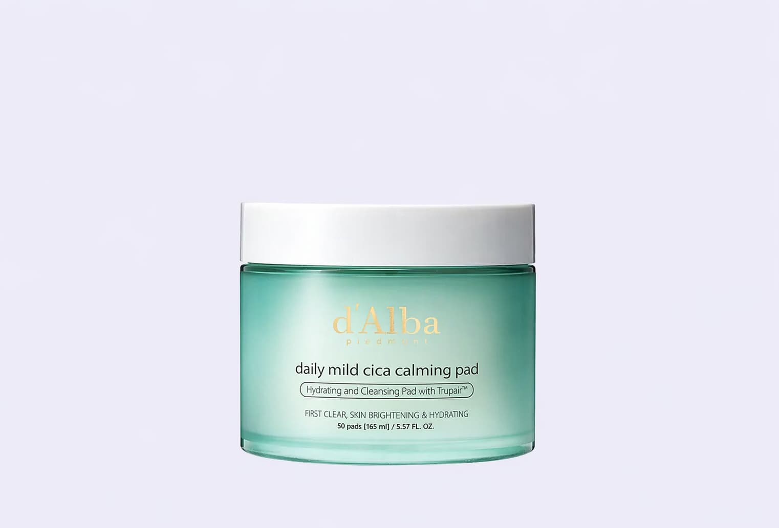 Двусторонние тонер-пэды для лица D'ALBA Daily Mild Cica Calming Pad