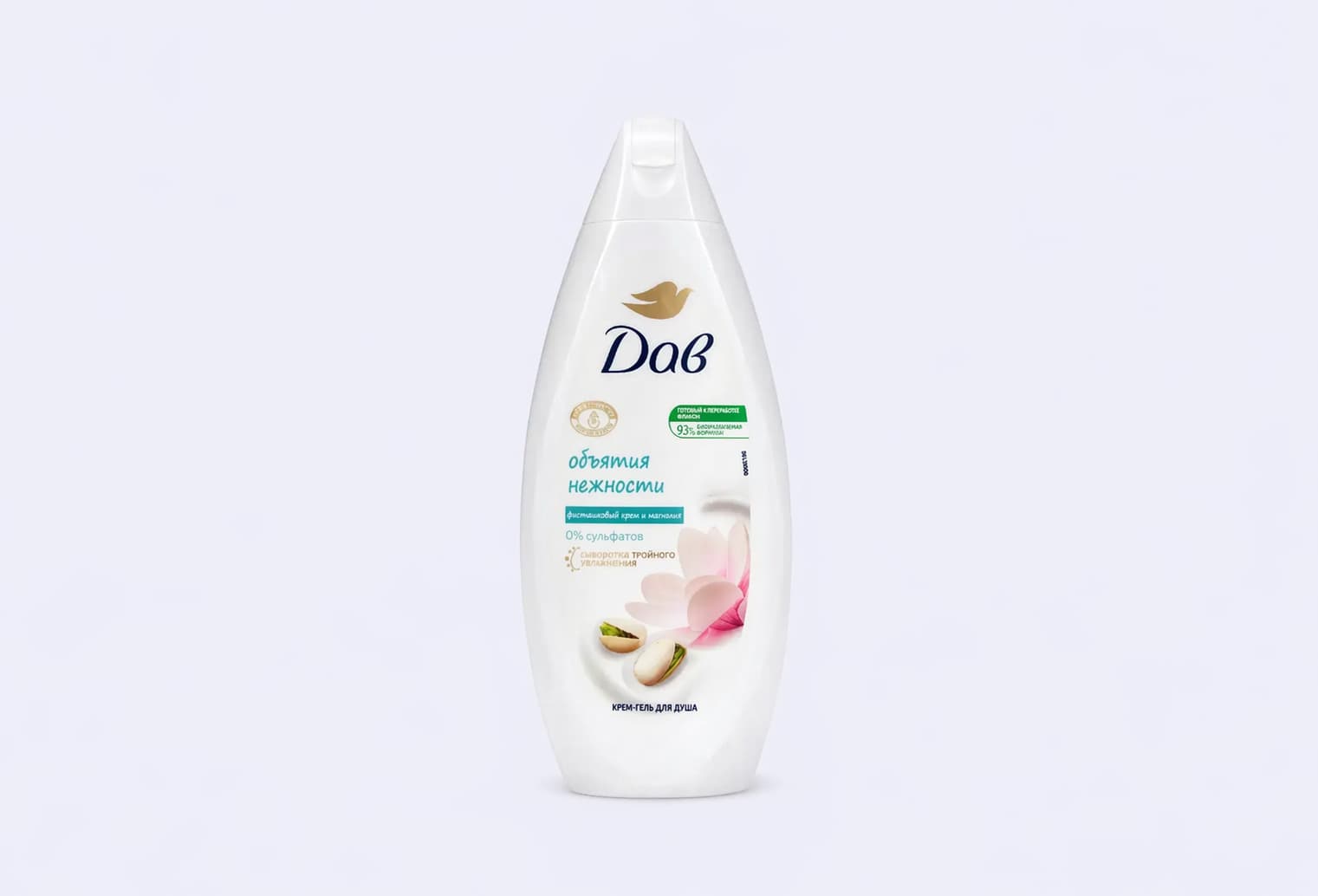 Гель для душа ДАВ Фисташковый крем и Магнолия