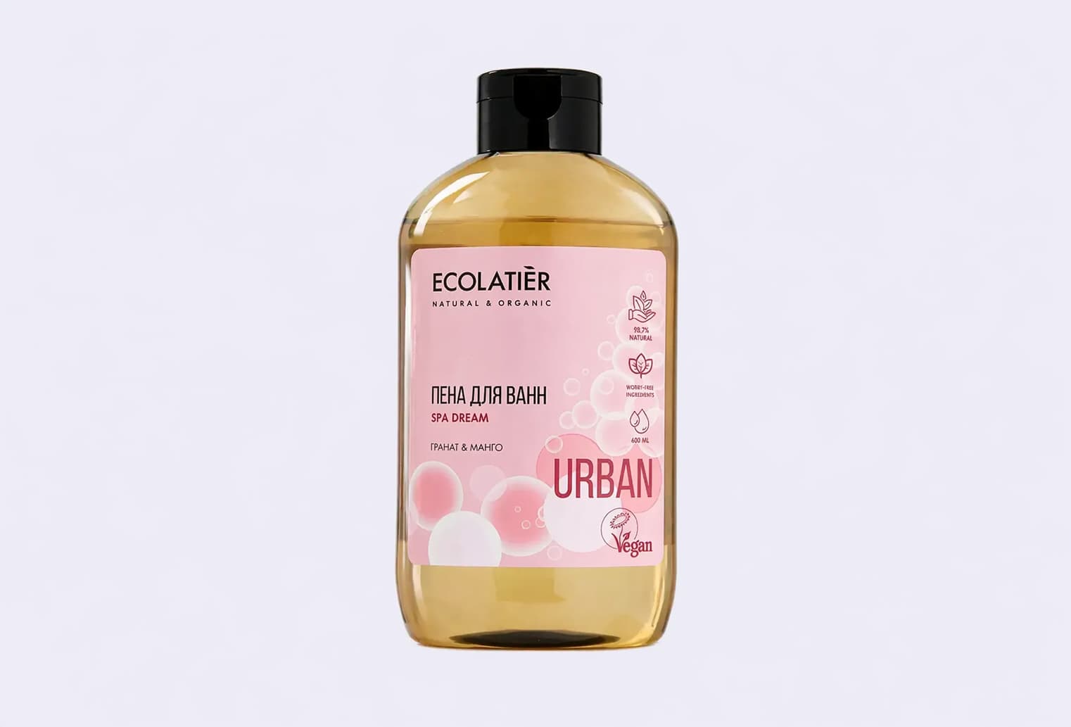 Пена для ванн ECOLATIER POMEGRANATE & MANGO