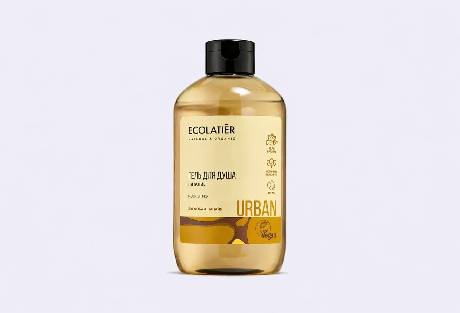 Гель для душа ECOLATIER JOJOBA & PAPAYA
