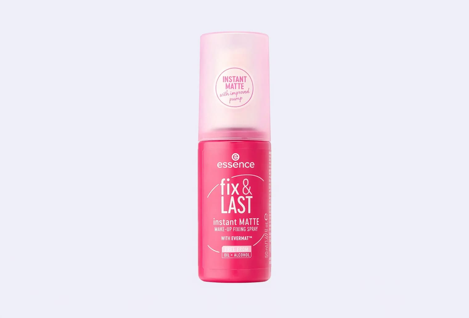 Фиксирующий спрей для лица ESSENCE Fix & last instant matte make-up fixing spray