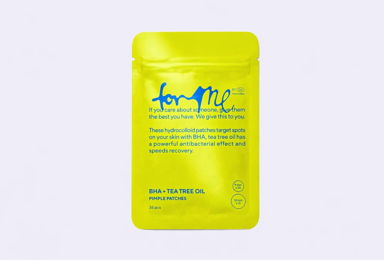 Локальные патчи FOR ME BY GOLD APPLE BHA+TEA TREE