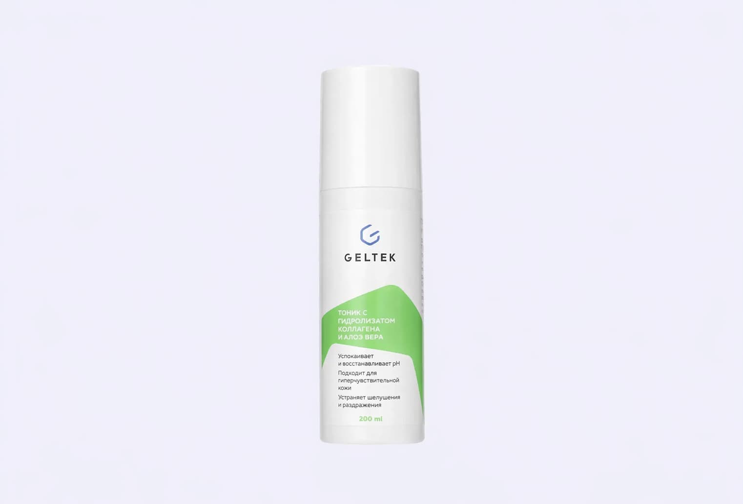 Тоник для лица ГЕЛЬТЕК collagen hydrolysate and aloe vera