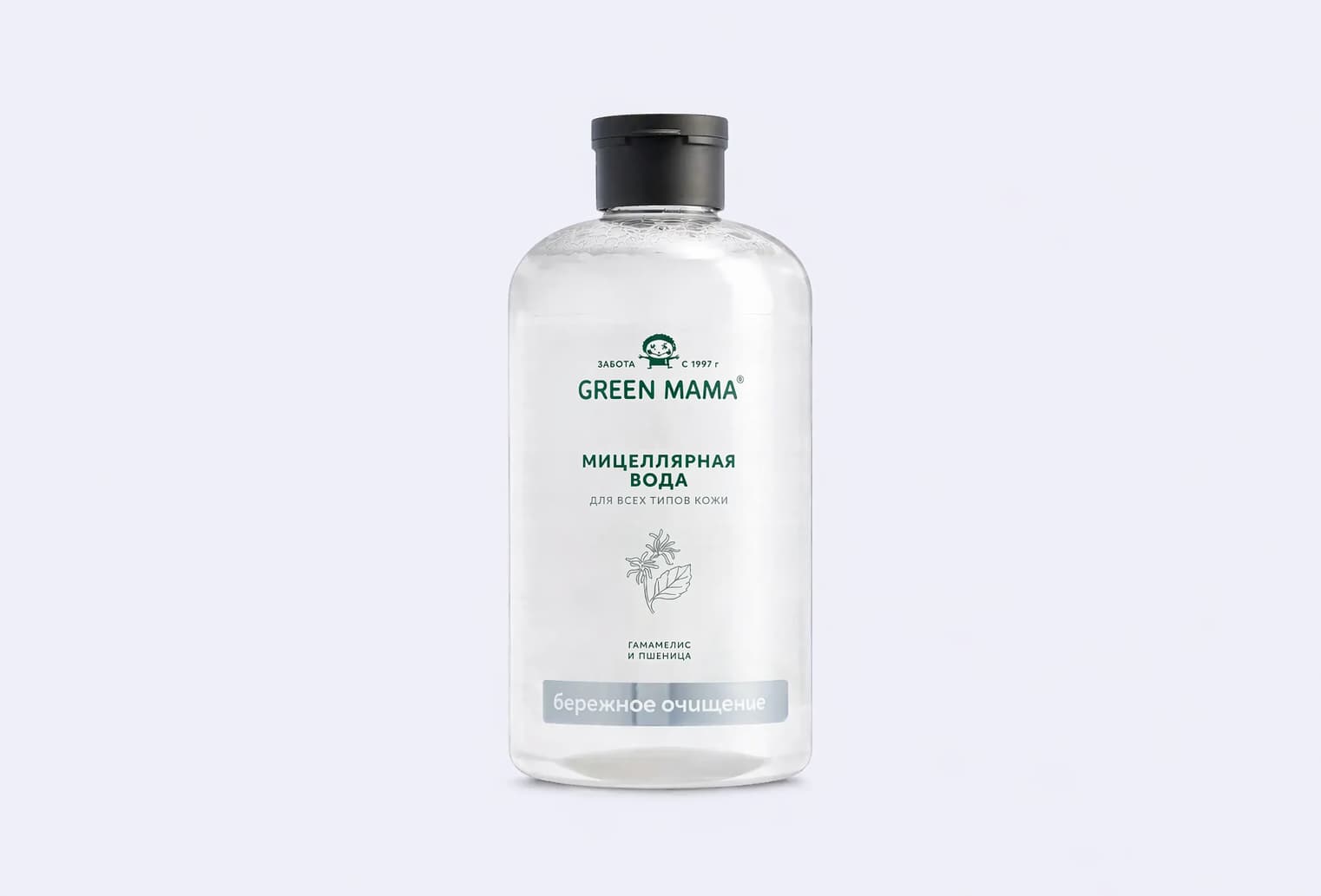 Мицеллярная вода GREEN MAMA Для бережного и эффективного очищения