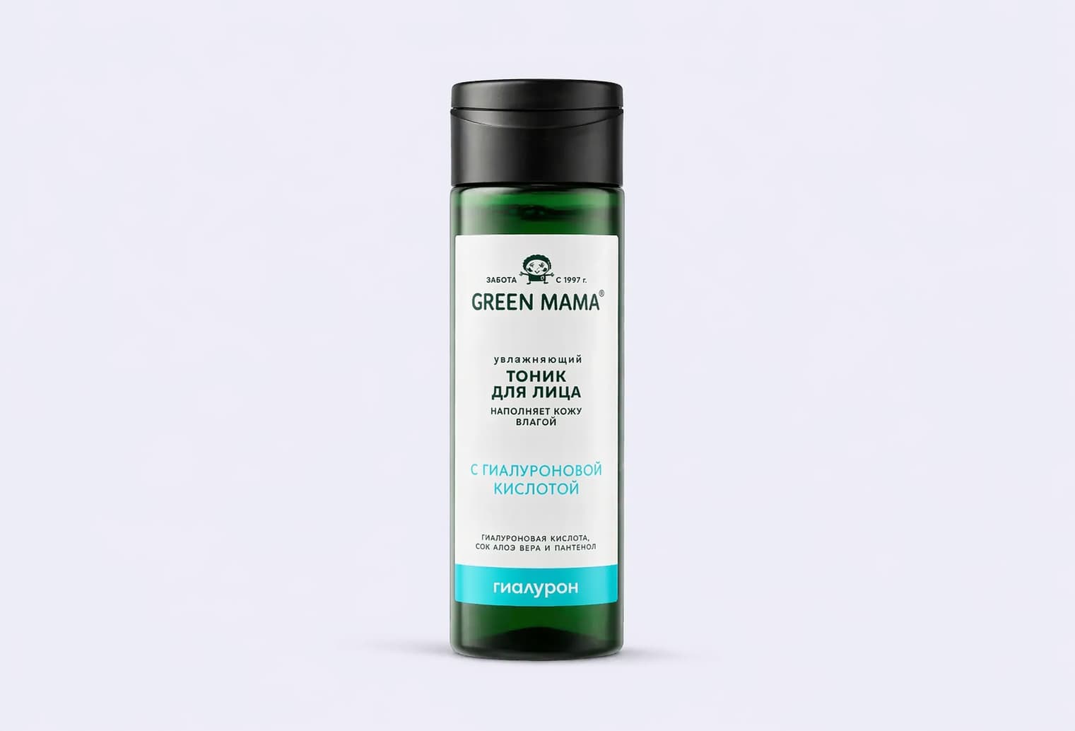 Тоник для лица GREEN MAMA С гиалуроновой кислотой