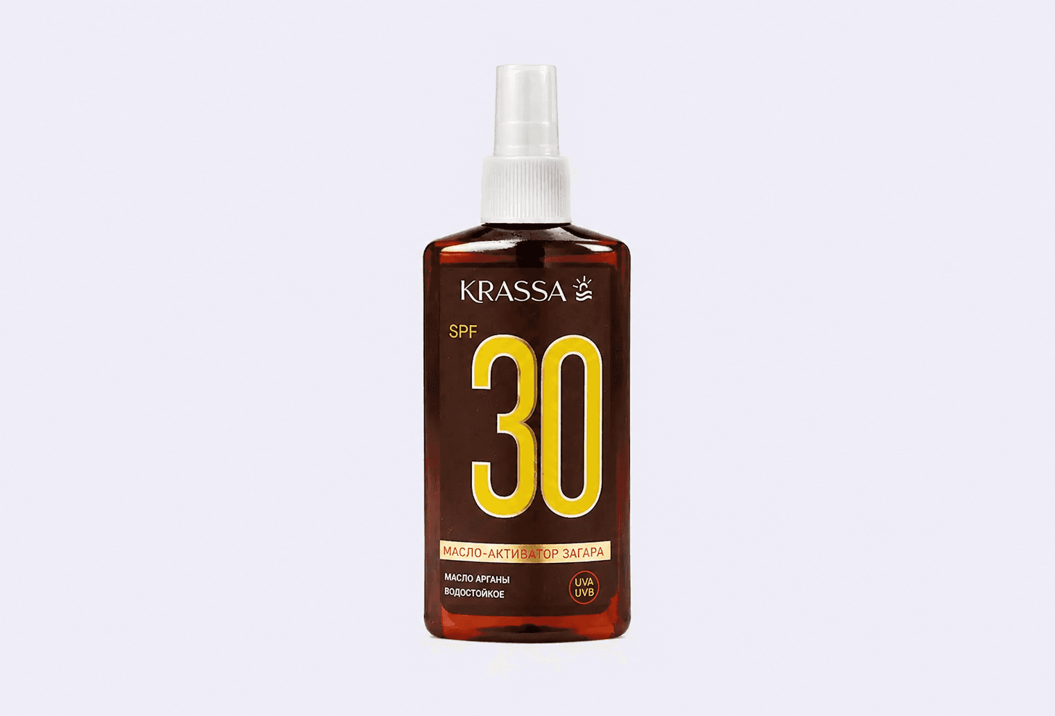 Масло-активатор для тела загара SPF 30 KRASSA Argan oil