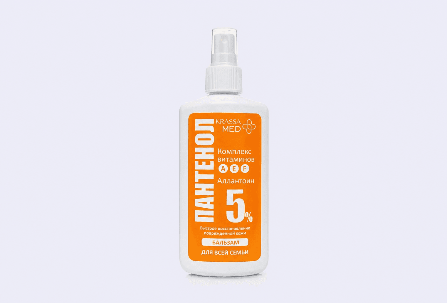 Спрей-Бальзам для всей семьи KRASSA PANTHENOL 5%