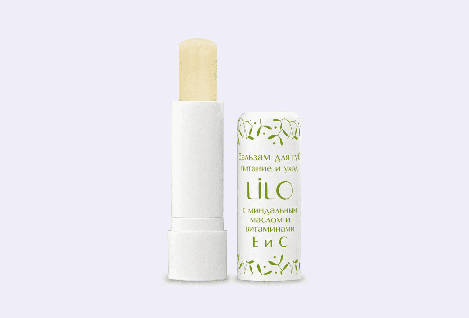 Бальзам для губ LILO Almond oil and vitamins E and C