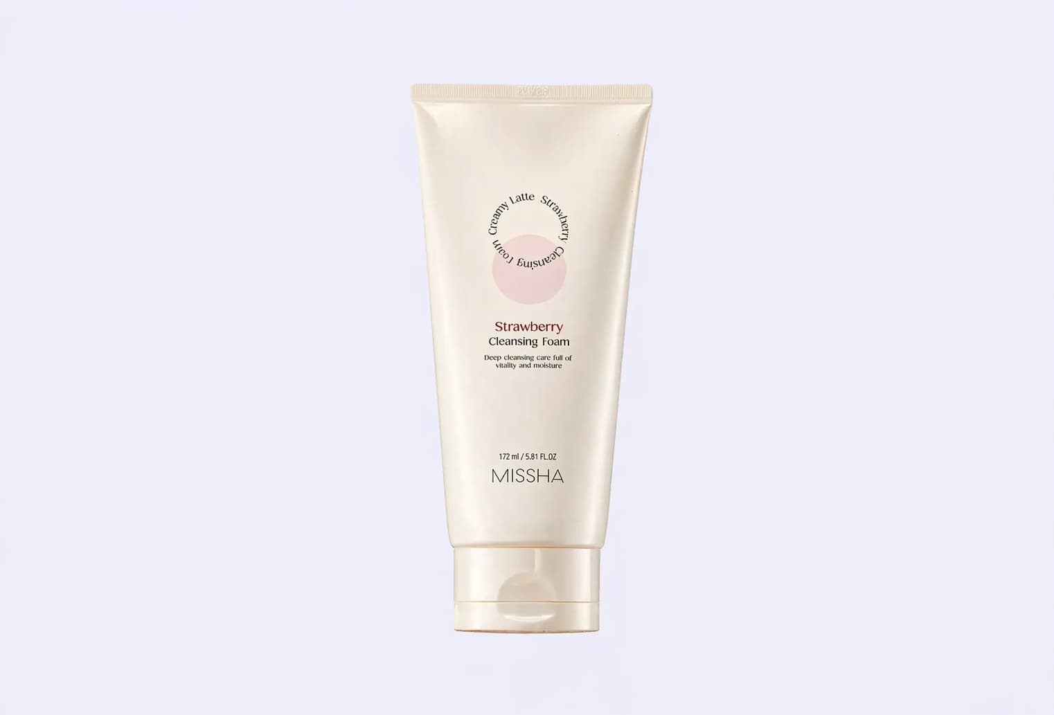 Пенка для умывания MISSHA Creamy latte Strawberry