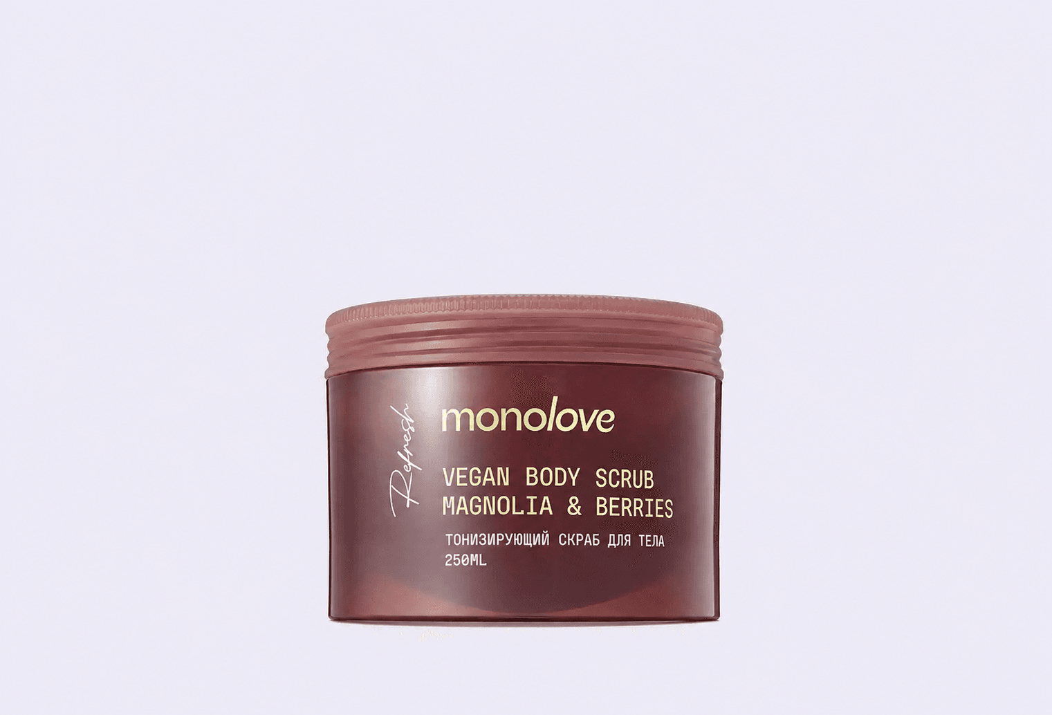 Скраб для тела MONOLOVE Vegan Magnolia & Berries