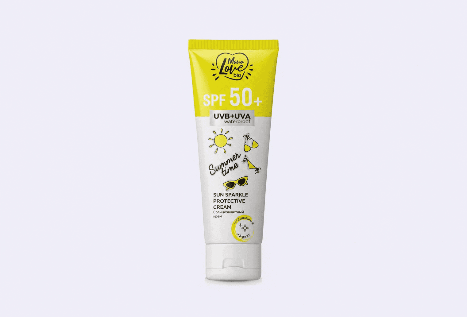 Солнцезащитный крем SPF 50+ MONOLOVE BIO SUMMER TIME