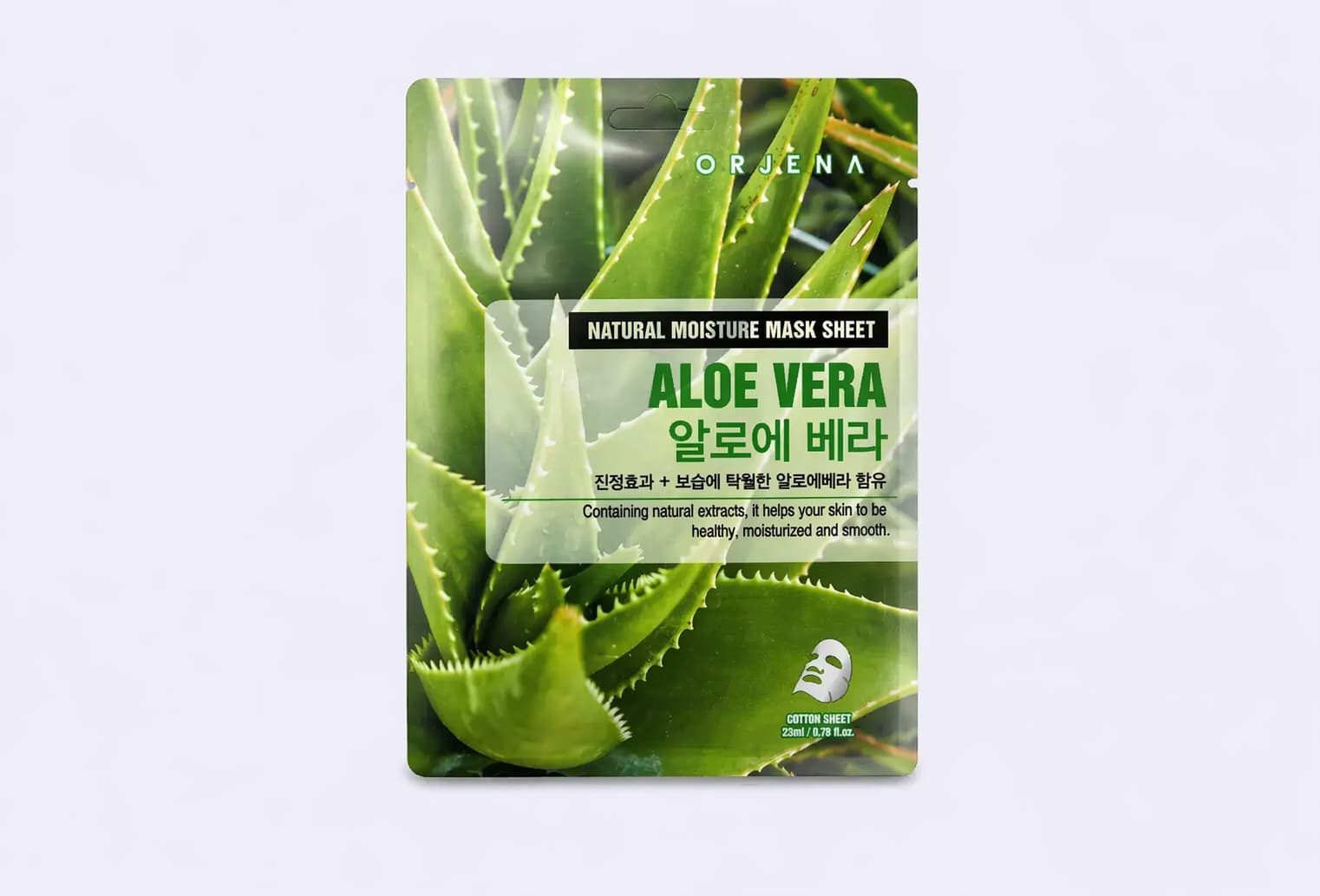 Тканевая маска для лица ORJENA NATURAL MOISTURE ALOE VERA MASK SHEET