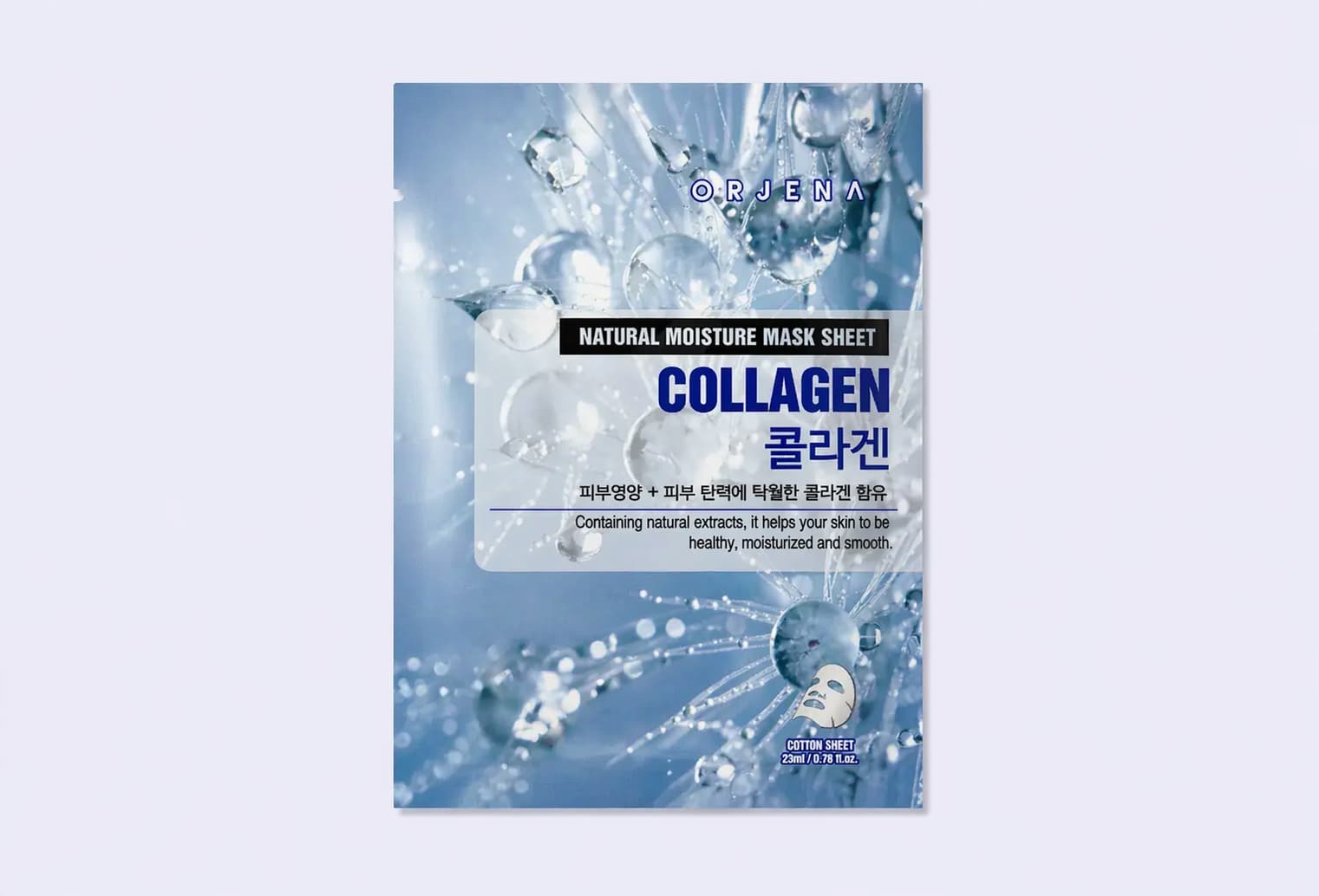 Тканевая маска для лица ORJENA NATURAL MOISTURE COLLAGEN MASK SHEET