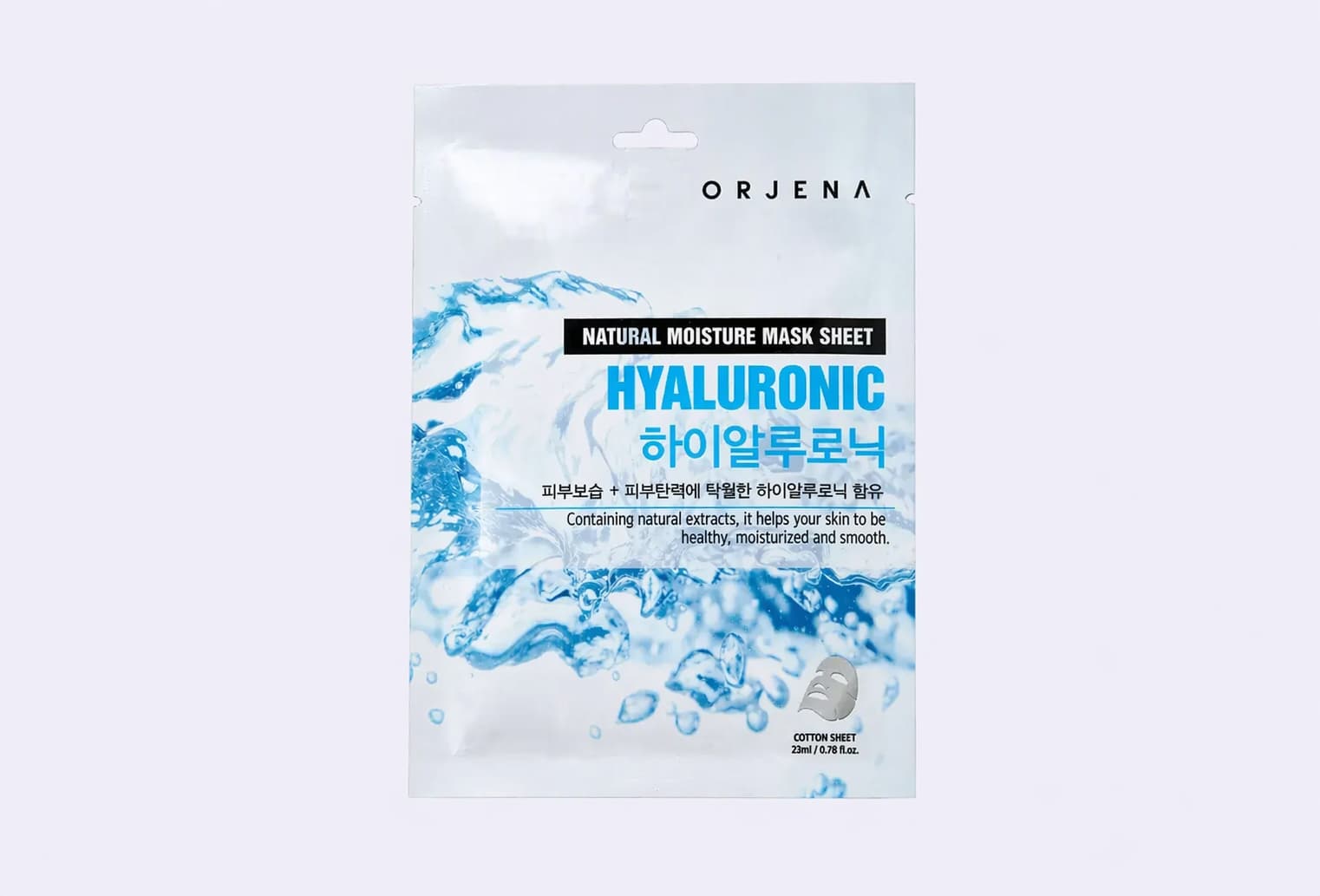 Тканевая маска для лица ORJENA NATURAL MOISTURE MASK SHEET - HYALURONIC