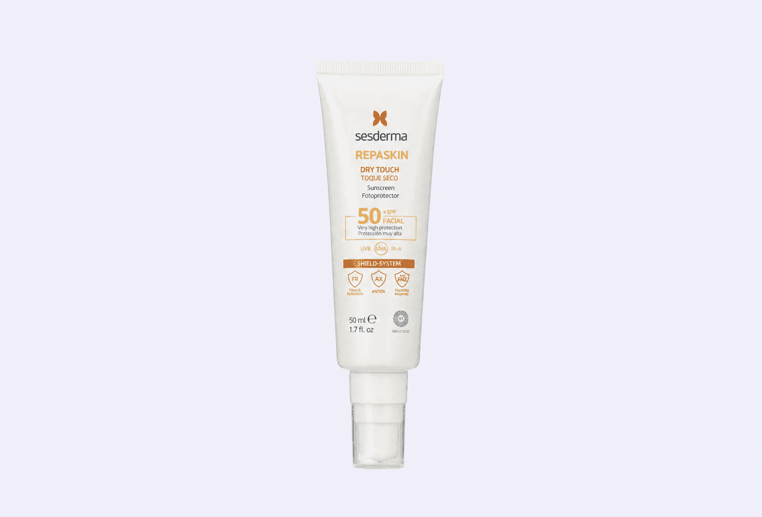 Солнцезащитное средство для лица SPF 50 SESDERMA Repaskin dry touch