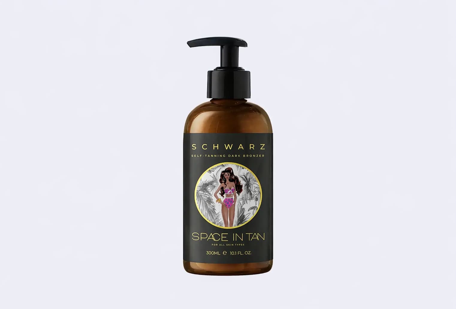 Лосьон-автозагар SPACE IN TAN self-tanning schwarz