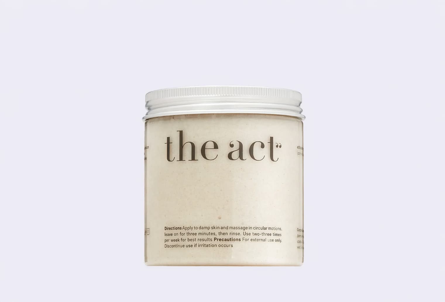 Скраб-бальзам для тела THE ACT sea salt & coco
