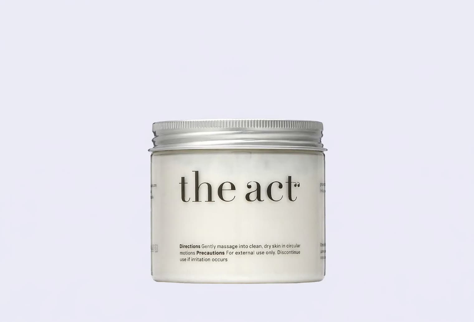 Твердое масло для тела THE ACT grape body butter