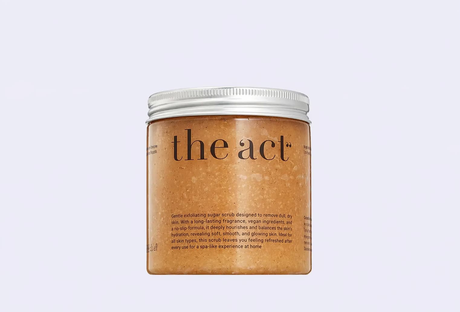 Сахарный скраб для тела THE ACT Sugar exfoliating