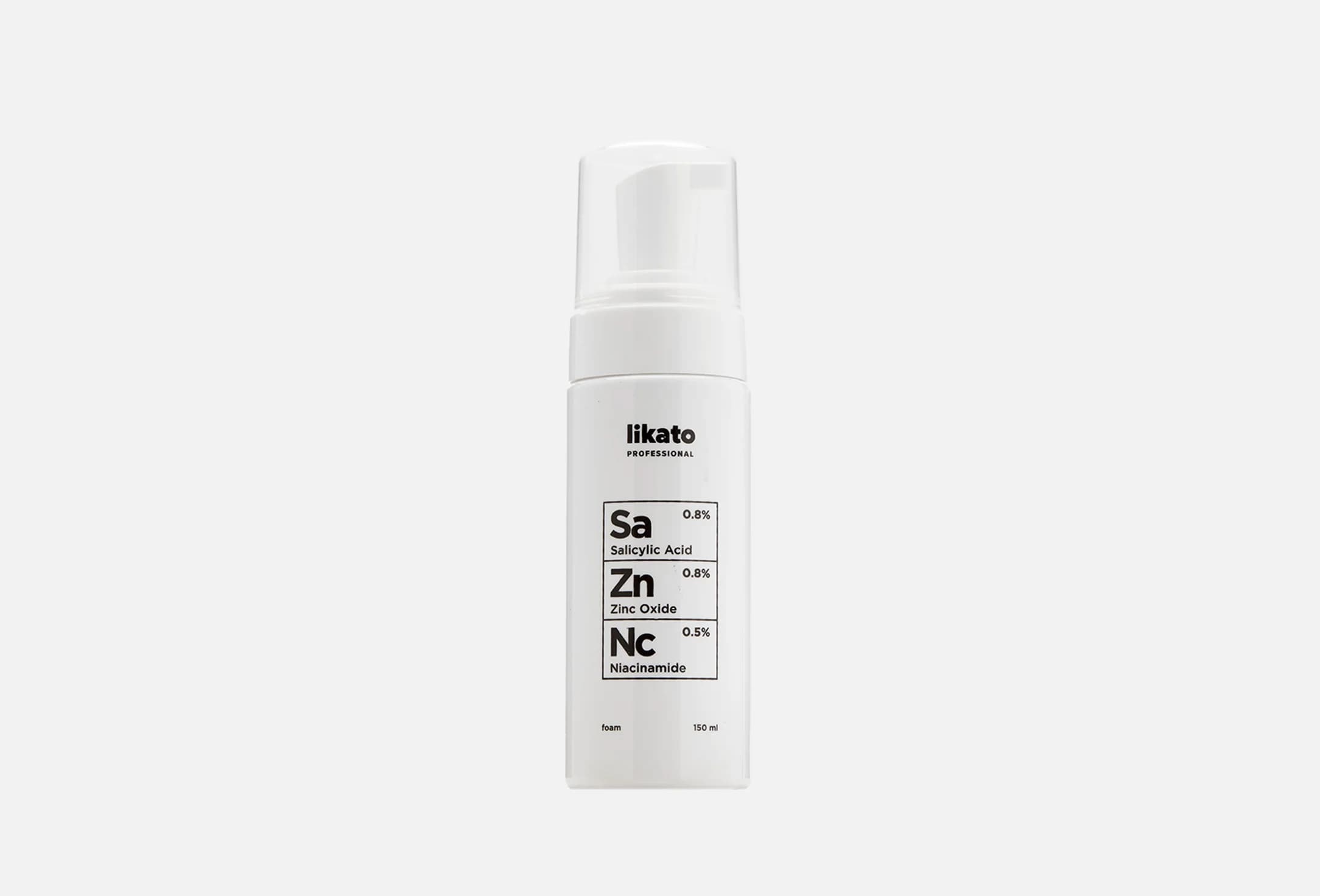 ПЕНКА С НИАЦИНАМИДОМ, ЦИНКОМ И САЛИЦИЛОВОЙ КИСЛОТОЙ LIKATO PROFESSIONAL foaming cream with niacinamide, zinc and salicylic acid